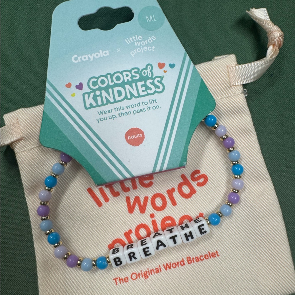Little Words Project Crayola Collab Breathe Bracelet